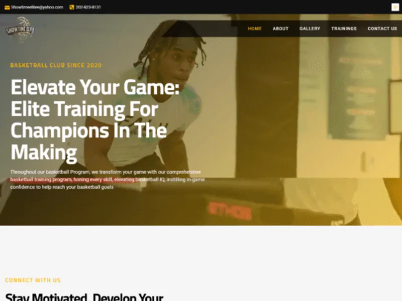 Show Time Elite website screenshot