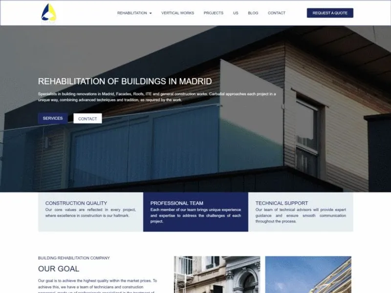 Soluciones Carballal website screenshot