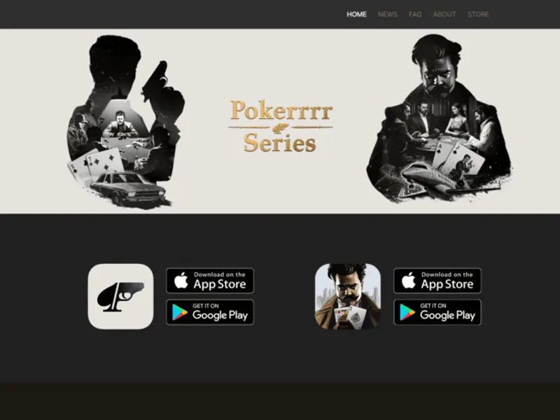 Pokerrrr App 2 website screenshot