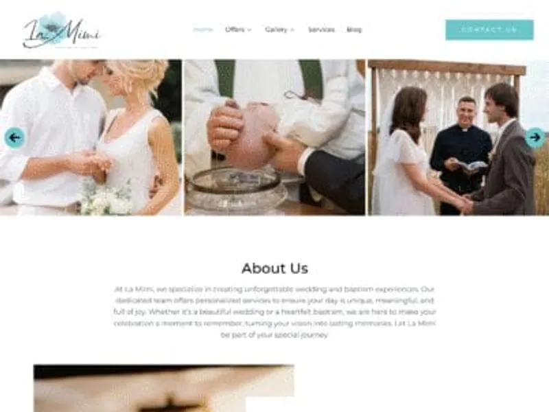 la-mimi website screenshot