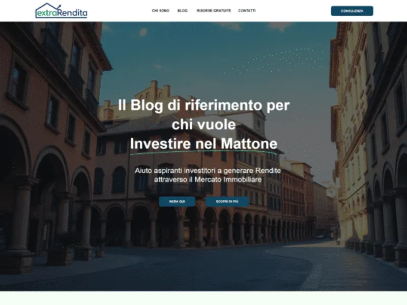 extraRendita website screenshot