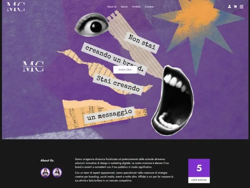 MC Marketing Ecomunicazione website screenshot