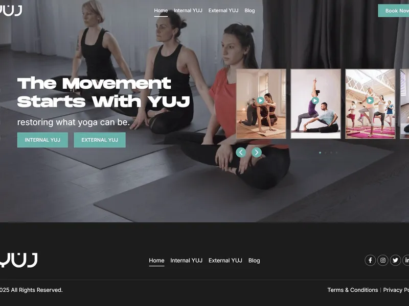 YUJ website screenshot