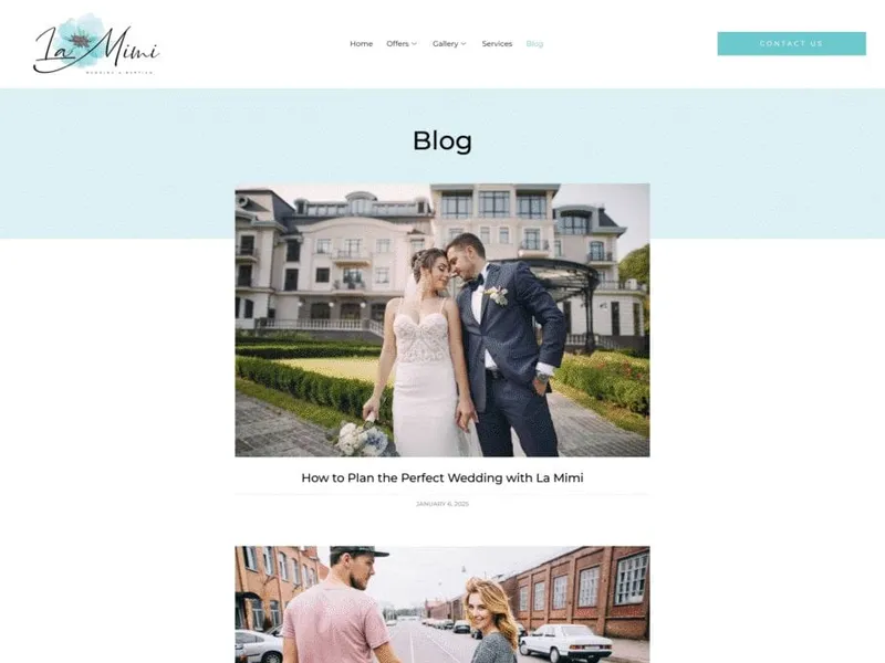 Lamimi Blogs website screenshot