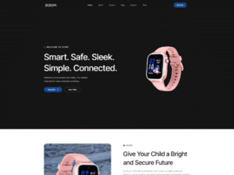 Zoopi Watch website screenshot