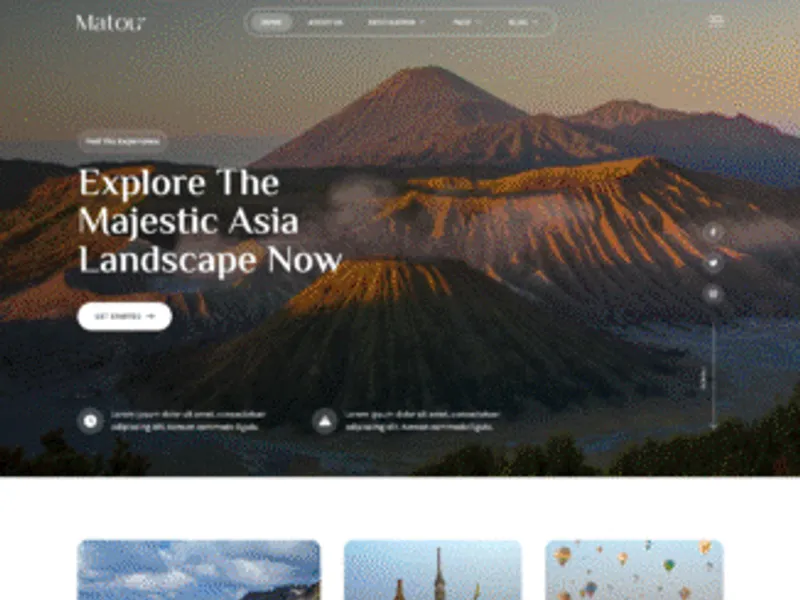 Matour website screenshot