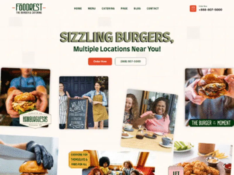 Foodrest website screenshot