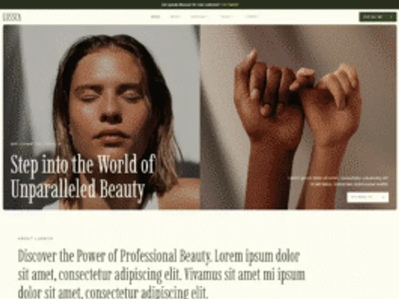 Lussca website screenshot