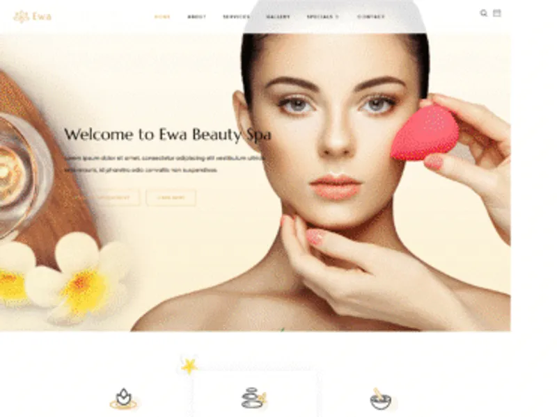 Ewa website screenshot