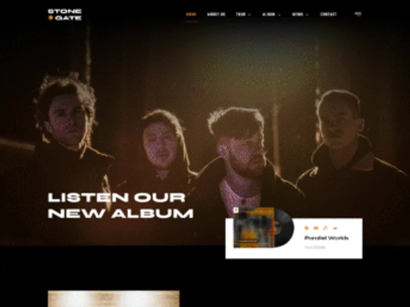 Stonegate website screenshot