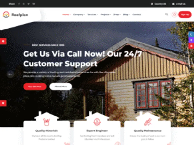 Roofplan website screenshot