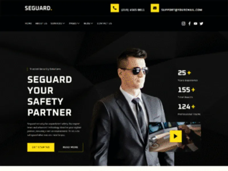 Seguard website screenshot