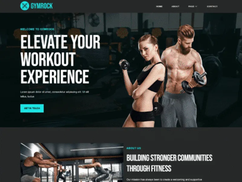 Gymrock website screenshot