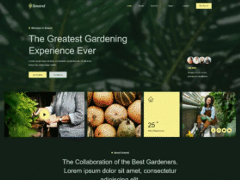 Greend website screenshot