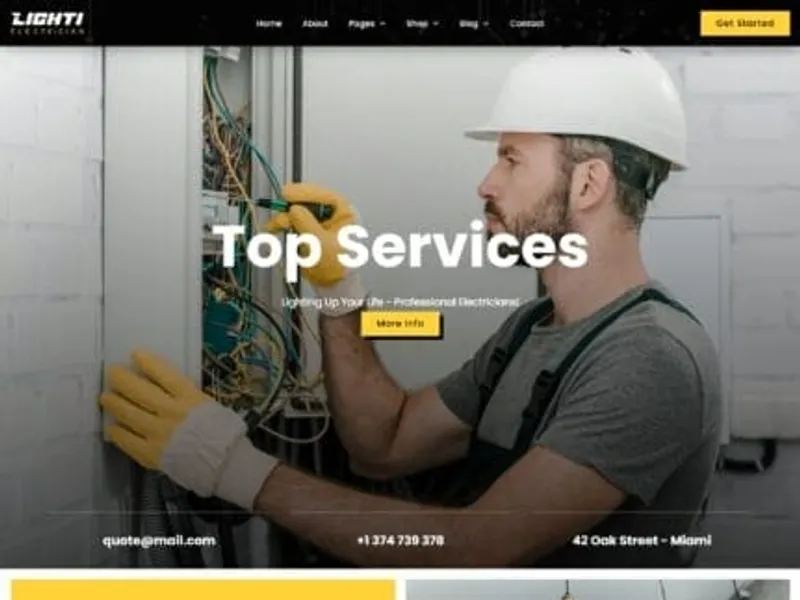 Lighti website screenshot