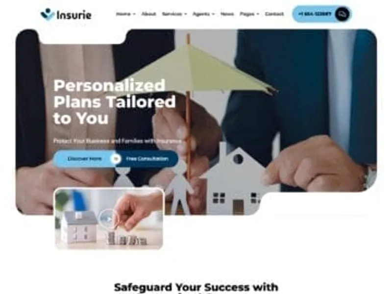 Insurie website screenshot