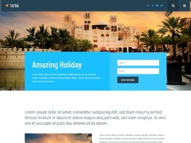 Tatra website screenshot