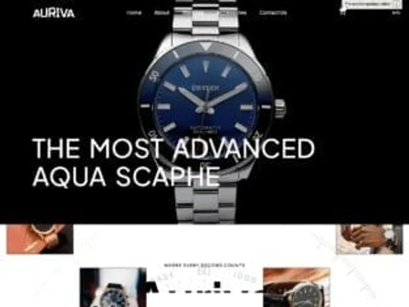 Auriva website screenshot