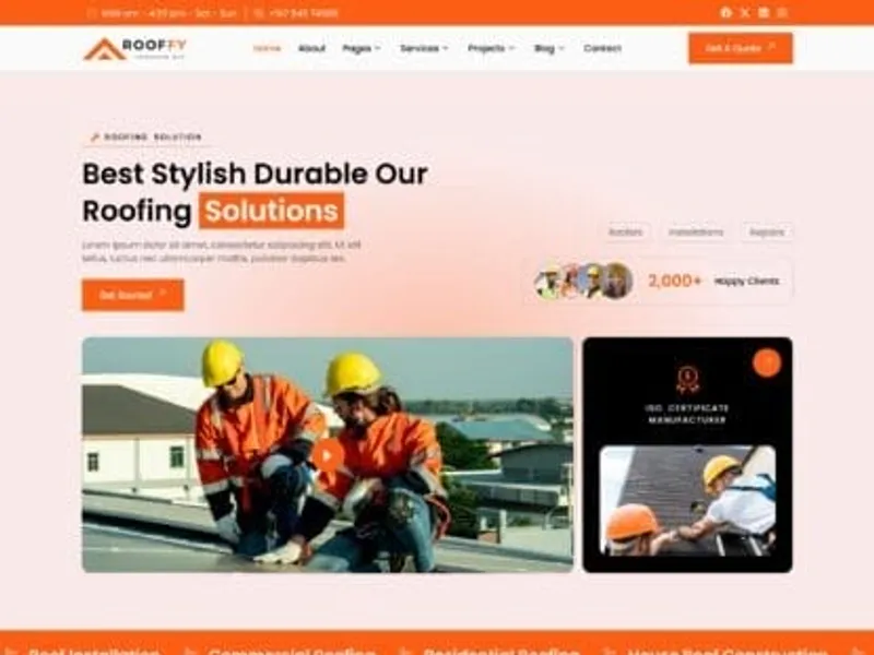 Rooffy website screenshot