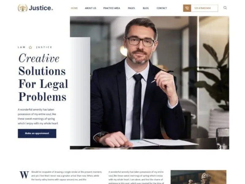 Prolawyer website screenshot