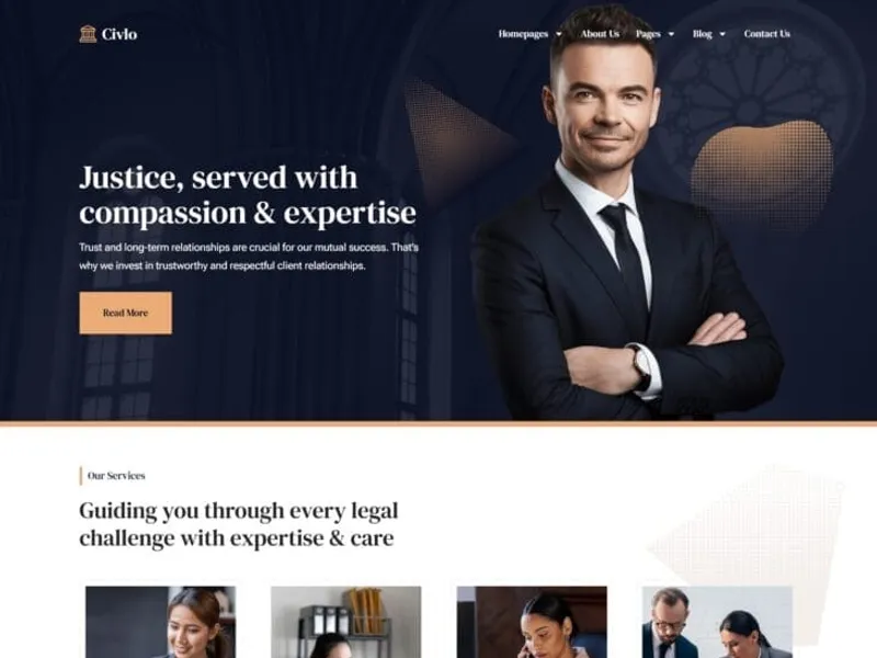 Civlo website screenshot