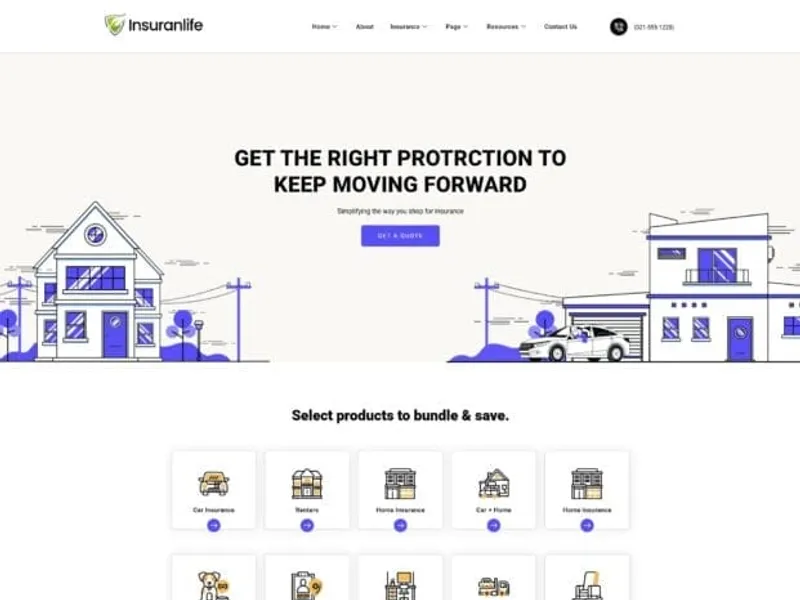 Insuranlife website screenshot
