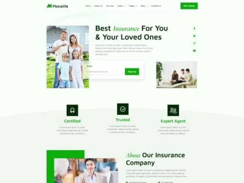 Monalife website screenshot