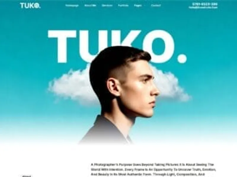 Tuko website screenshot