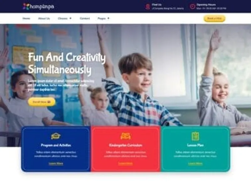 Hompimpa website screenshot