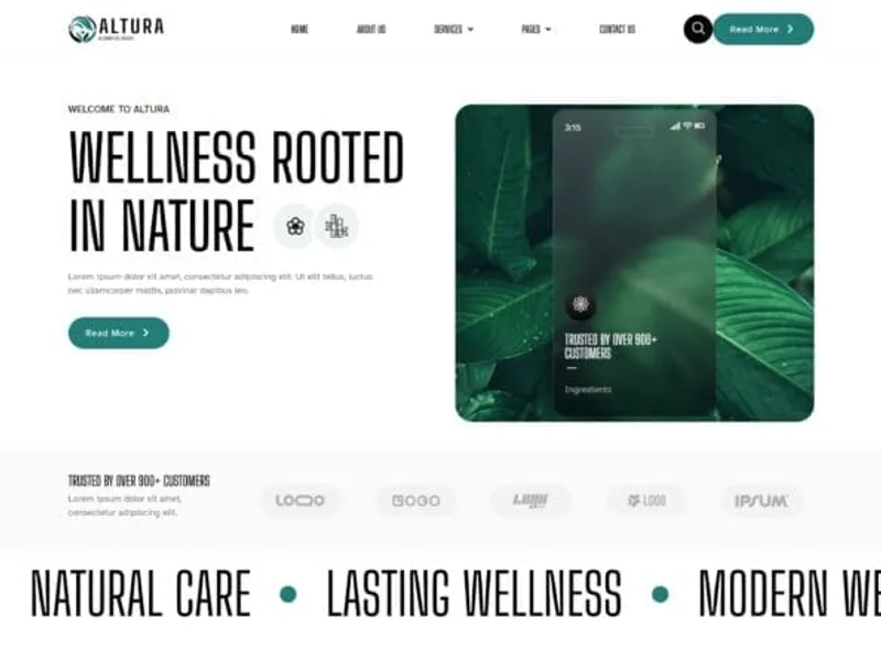 Altura website screenshot