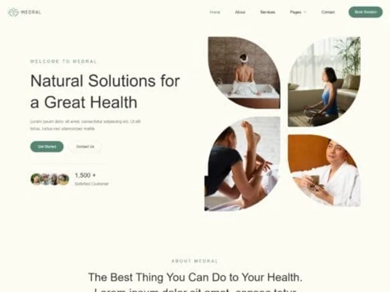 Medral website screenshot