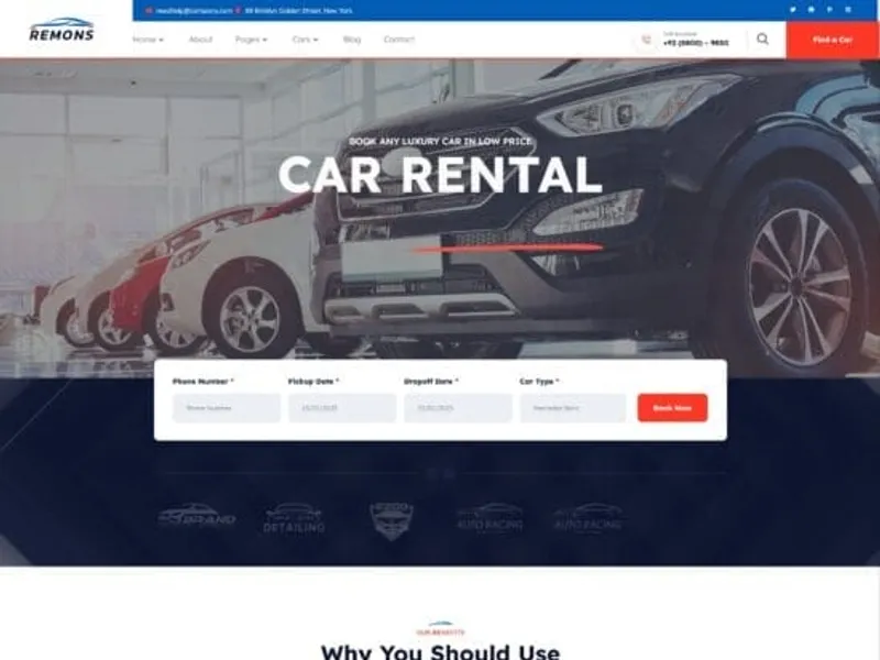 Remons website screenshot