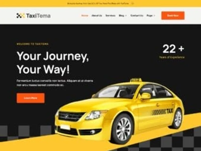 Taxitema website screenshot