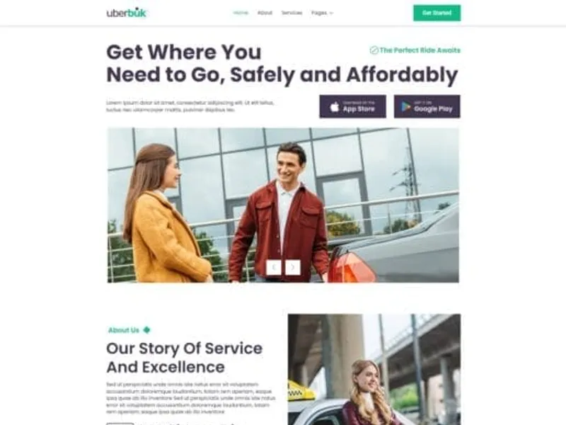 Uberbuk website screenshot