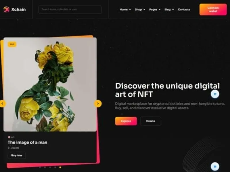 Xchain website screenshot