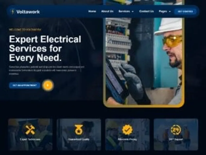 VoltaWork website screenshot