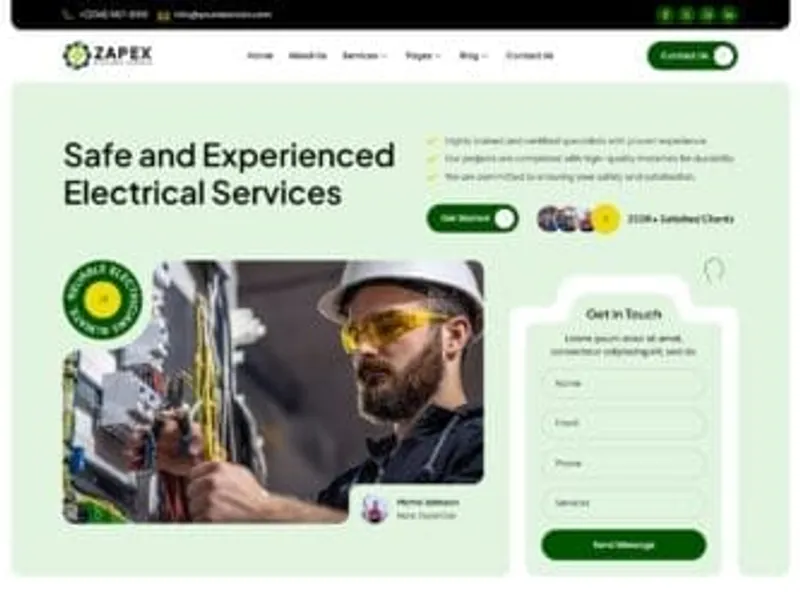Zapex website screenshot