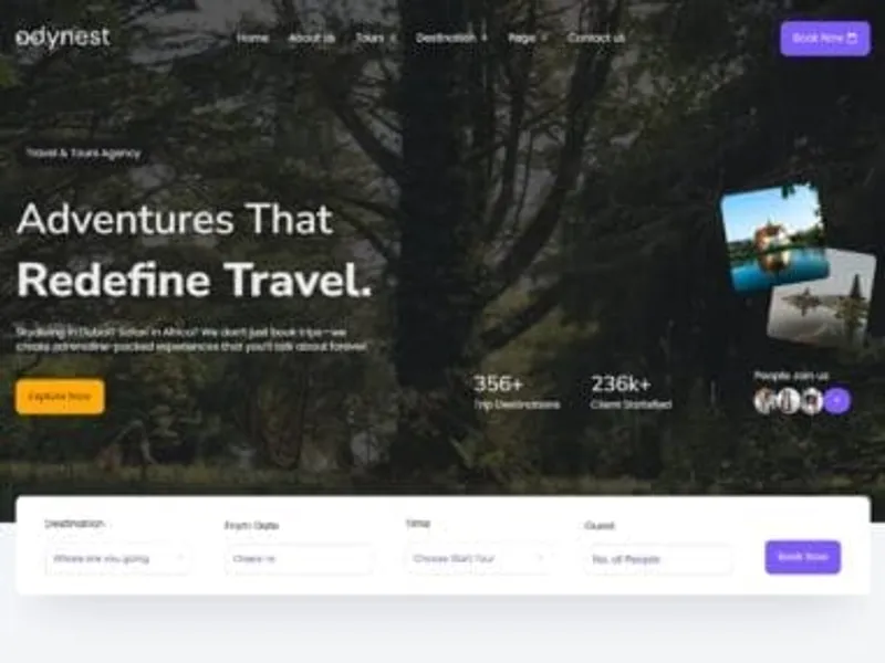 Odynest website screenshot