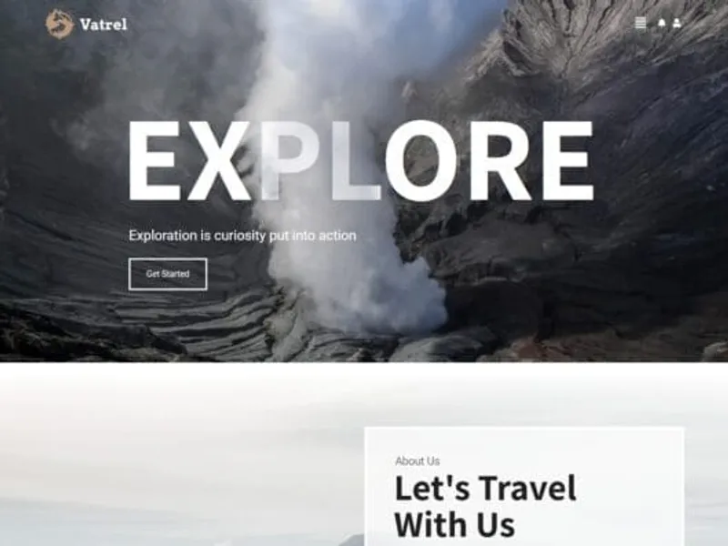 Vatrel website screenshot