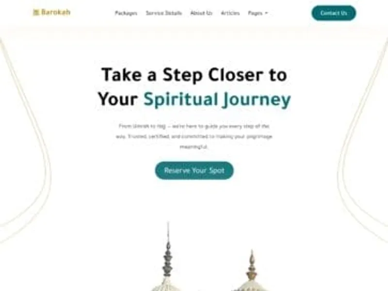Barokah website screenshot