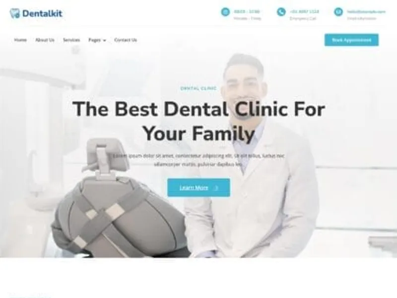Dentistkit website screenshot
